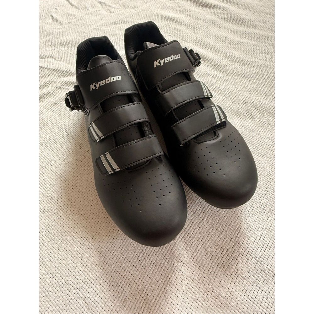 Kyedoo Unisex Cycling Shoes Compatible w/Peloton/SPD - Size 46 fitness bike gym